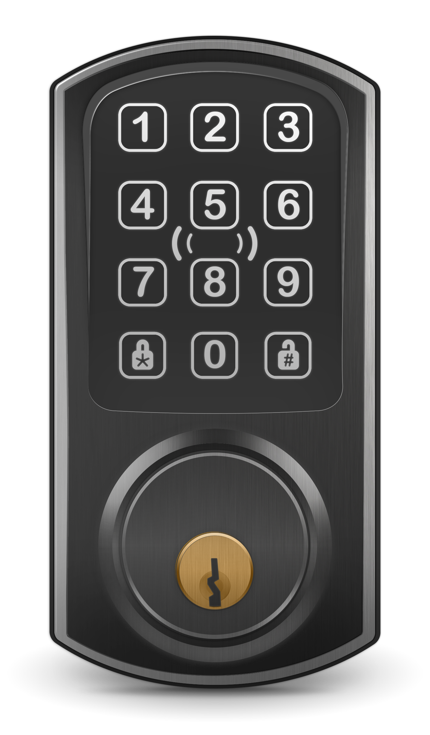 Red Deadbolt Reader Black Keypad.png